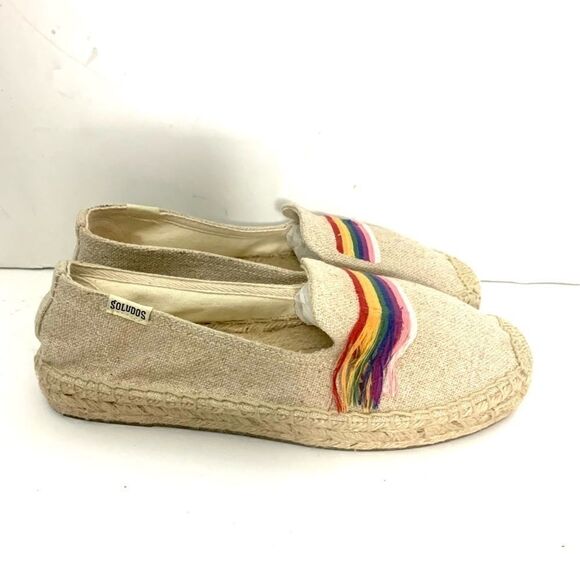 Pride Soludos Rainbow Pride Espadrilles Like New - Picture 5 of 10